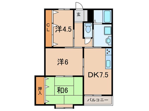 ネオハートⅠの物件間取画像